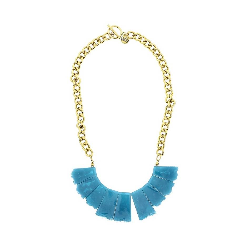 RESIN CHAIN SHORT NECKLACE