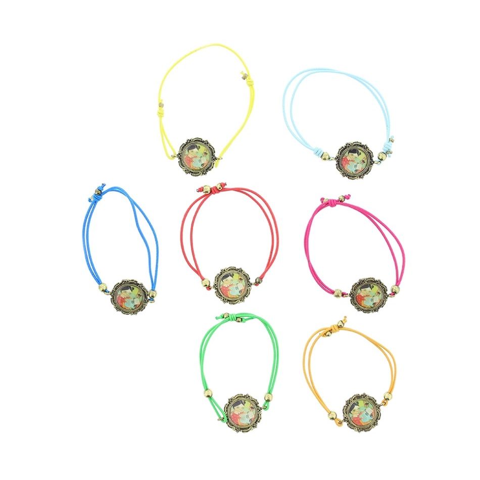 ENAMEL METAL ELASTIC BRACELET