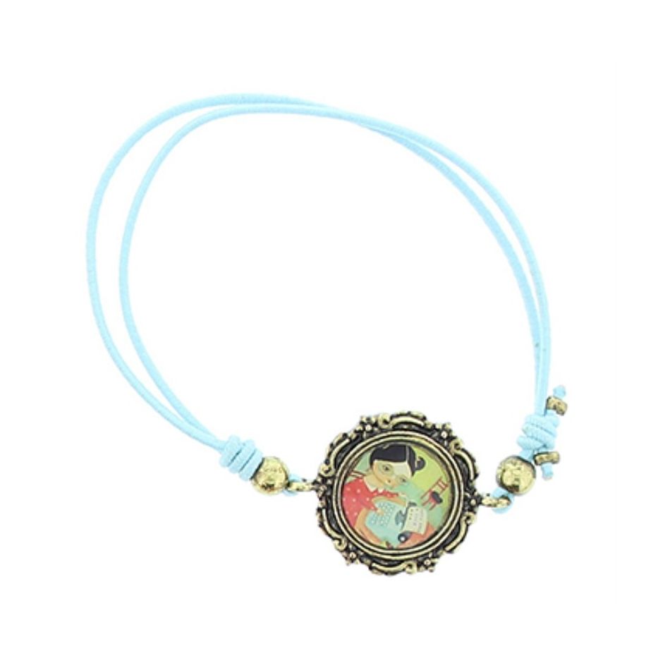 PULSERA GOMITA METAL ESMALTE