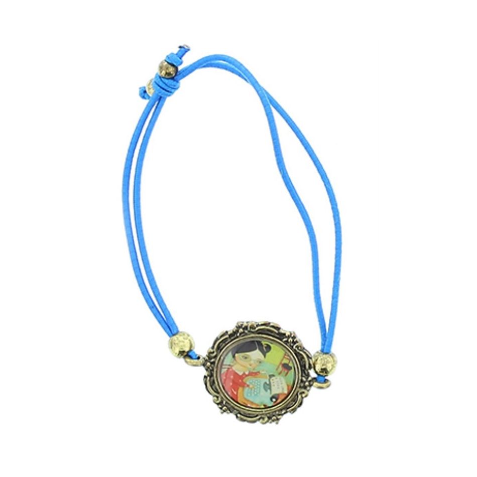 PULSERA GOMITA METAL ESMALTE