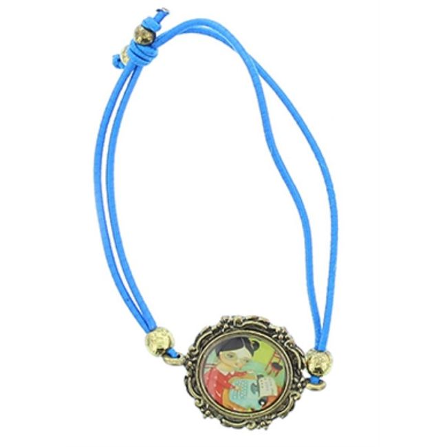 PULSERA GOMITA METAL ESMALTE
