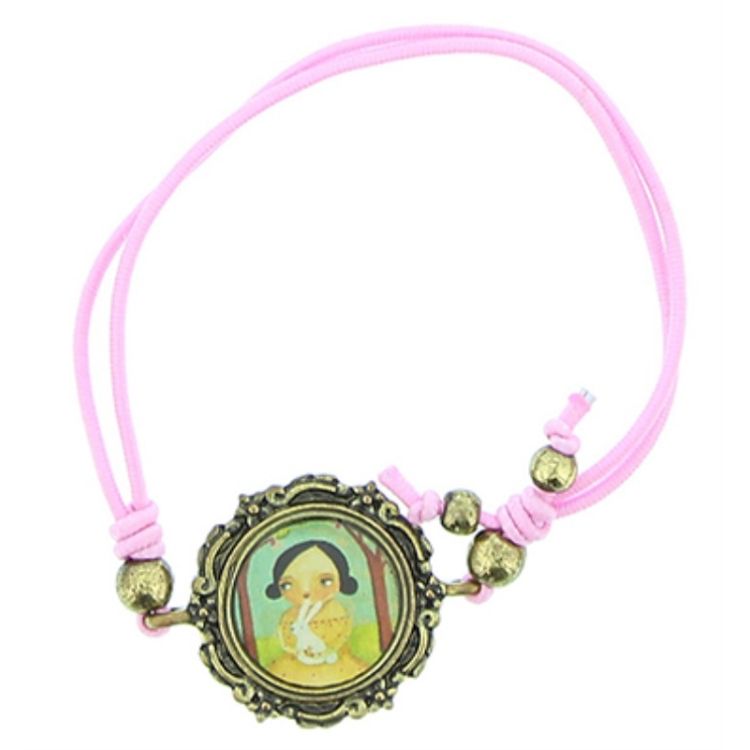 ENAMEL METAL ELASTIC BRACELET
