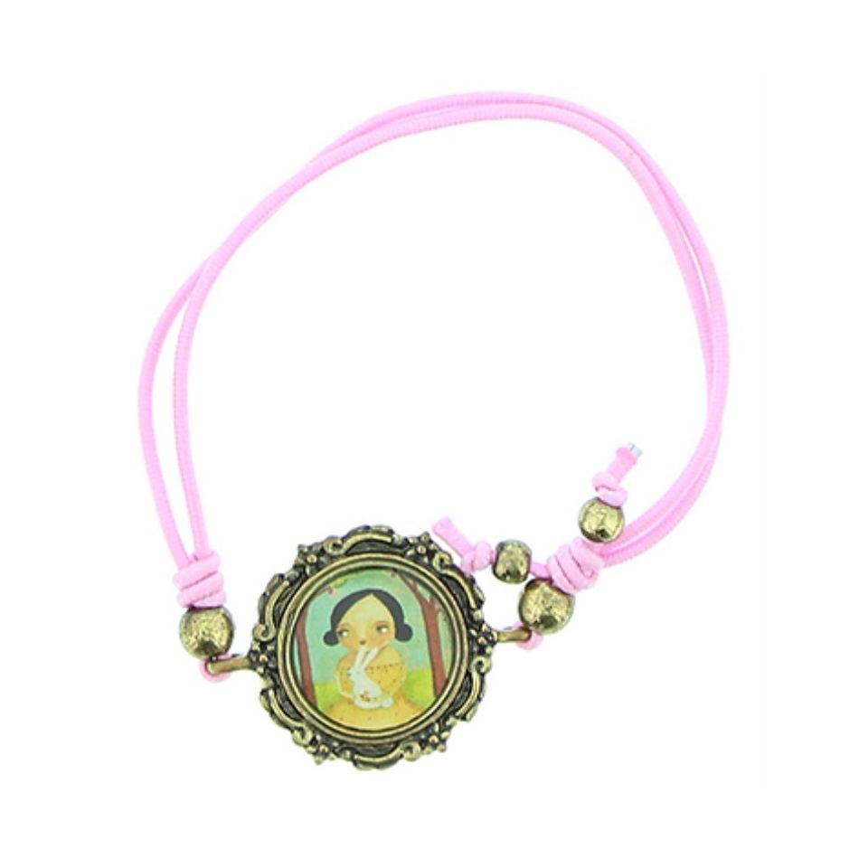 ENAMEL METAL ELASTIC BRACELET