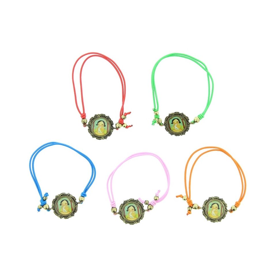 PULSERA GOMITA METAL ESMALTE