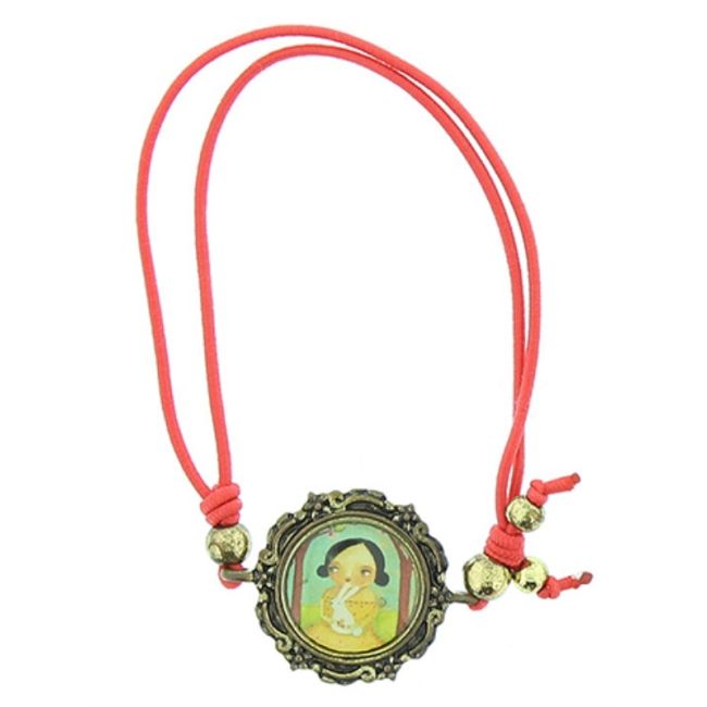 PULSERA GOMITA METAL ESMALTE