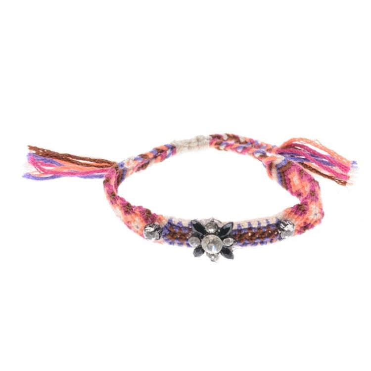 PULSERA  ÉTNICA CRISTALES 2