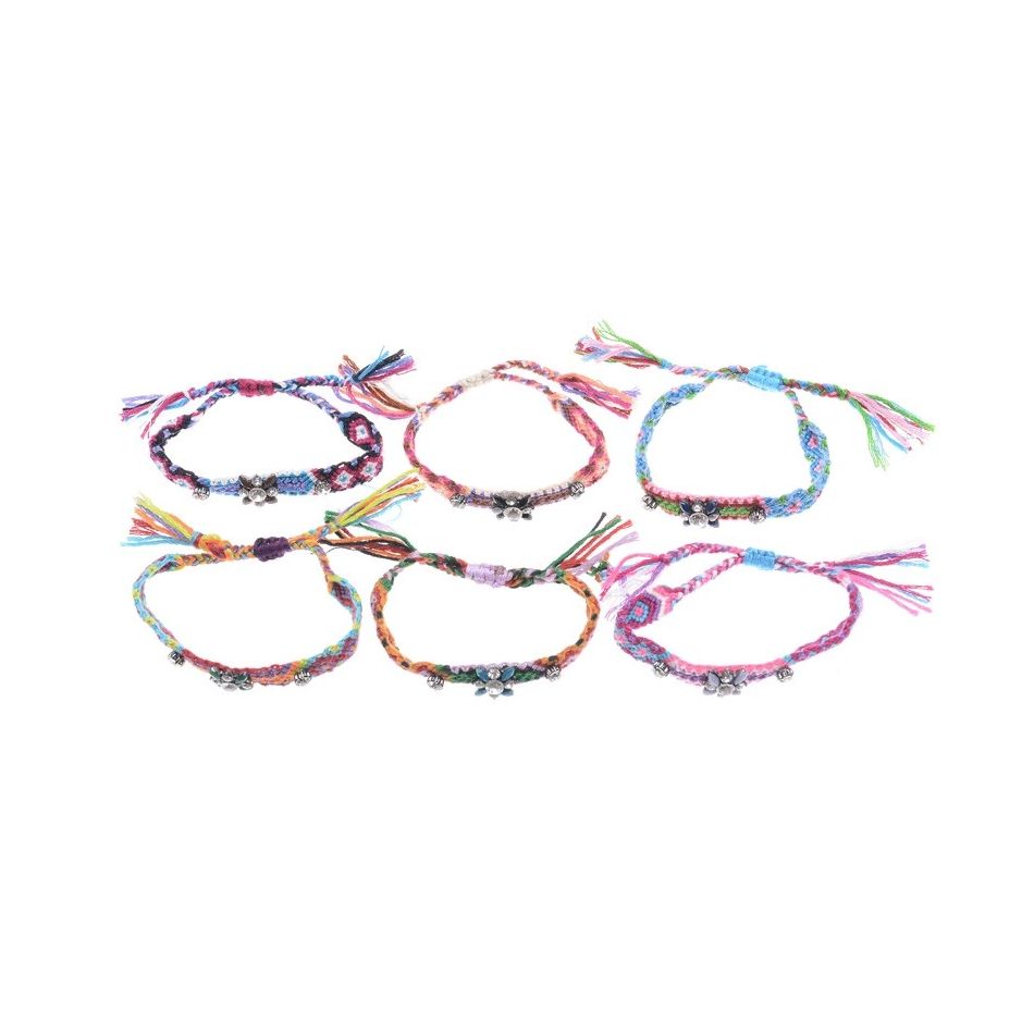 PULSERA  ÉTNICA CRISTALES