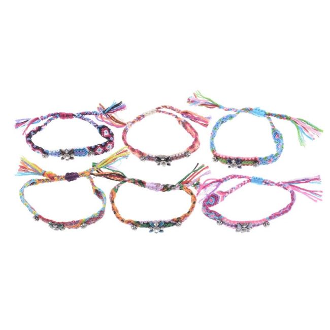 PULSERA  ÉTNICA CRISTALES