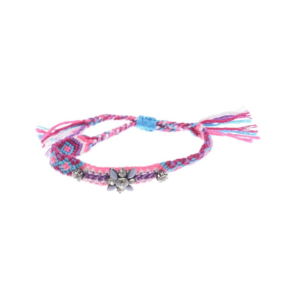 PULSERA  ÉTNICA CRISTALES
