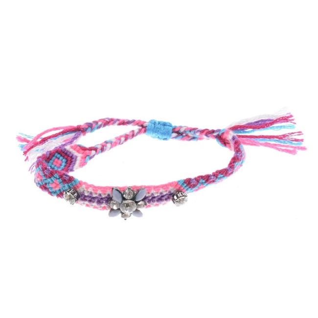 CRYSTAL ETHNIC BRACELET
