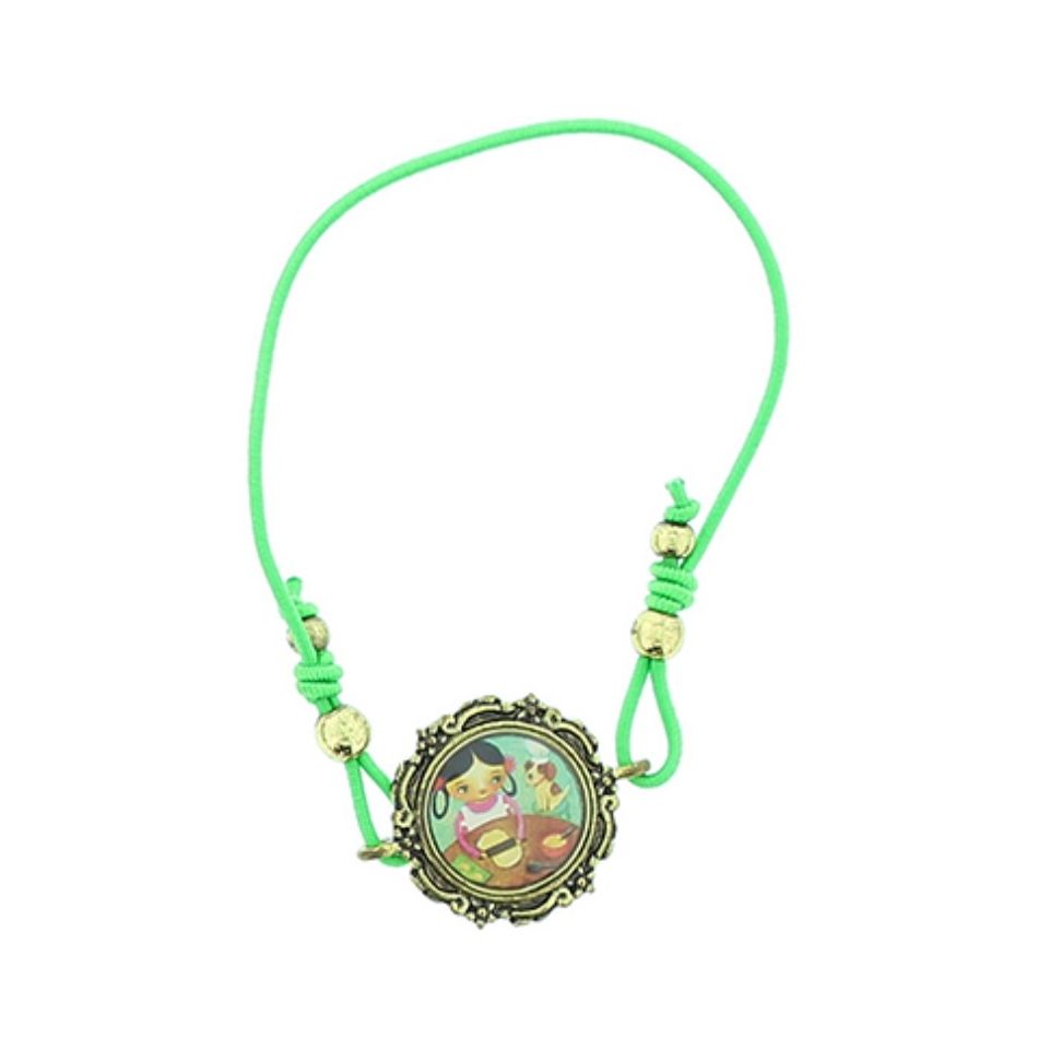 PULSERA GOMITA METAL ESMALTE