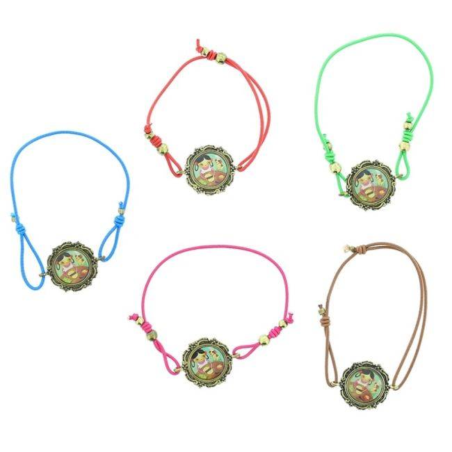 PULSERA GOMITA METAL ESMALTE