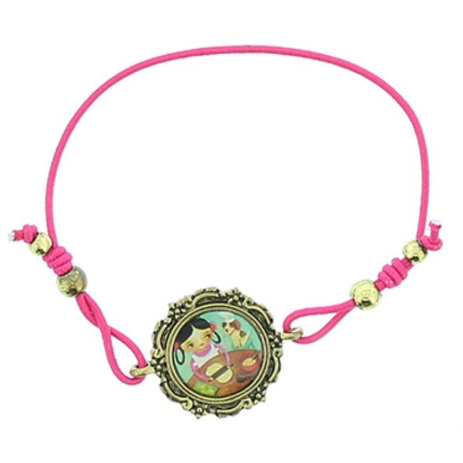 ENAMEL METAL ELASTIC BRACELET