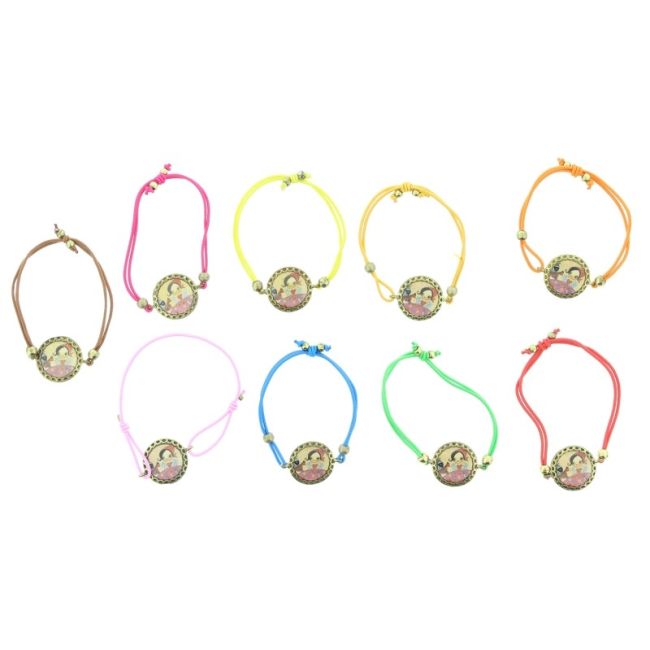 ENAMEL METAL ELASTIC BRACELET