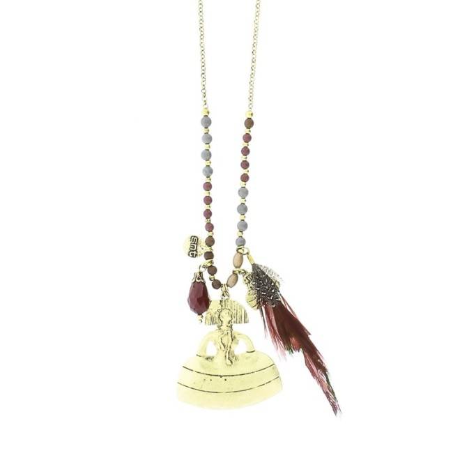LONG PENDANT NECKLACE METAL