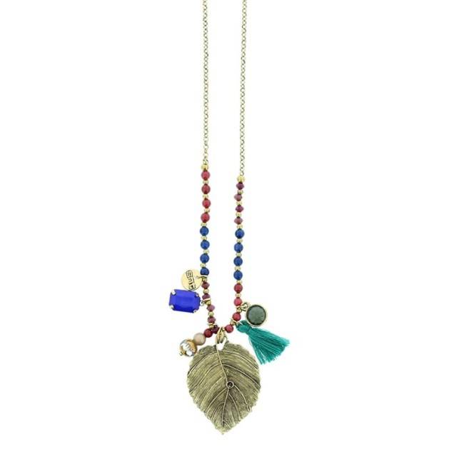 COLLAR LARGO COLGANTE METAL