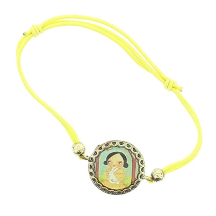 PULSERA GOMITA METAL ESMALTE