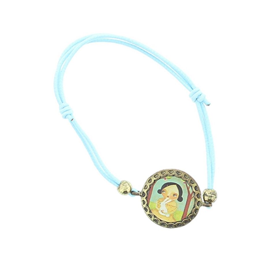 PULSERA GOMITA METAL ESMALTE
