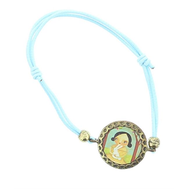 PULSERA GOMITA METAL ESMALTE