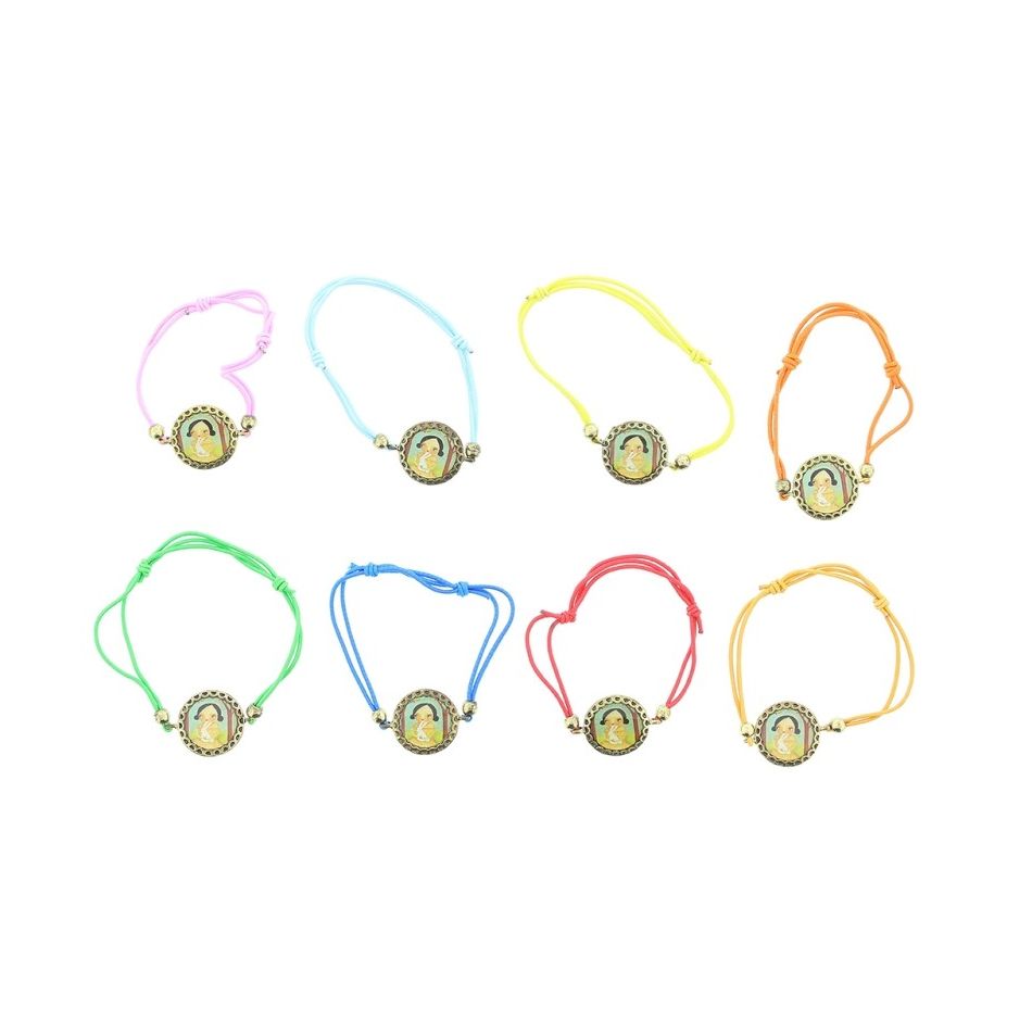 PULSERA GOMITA METAL ESMALTE