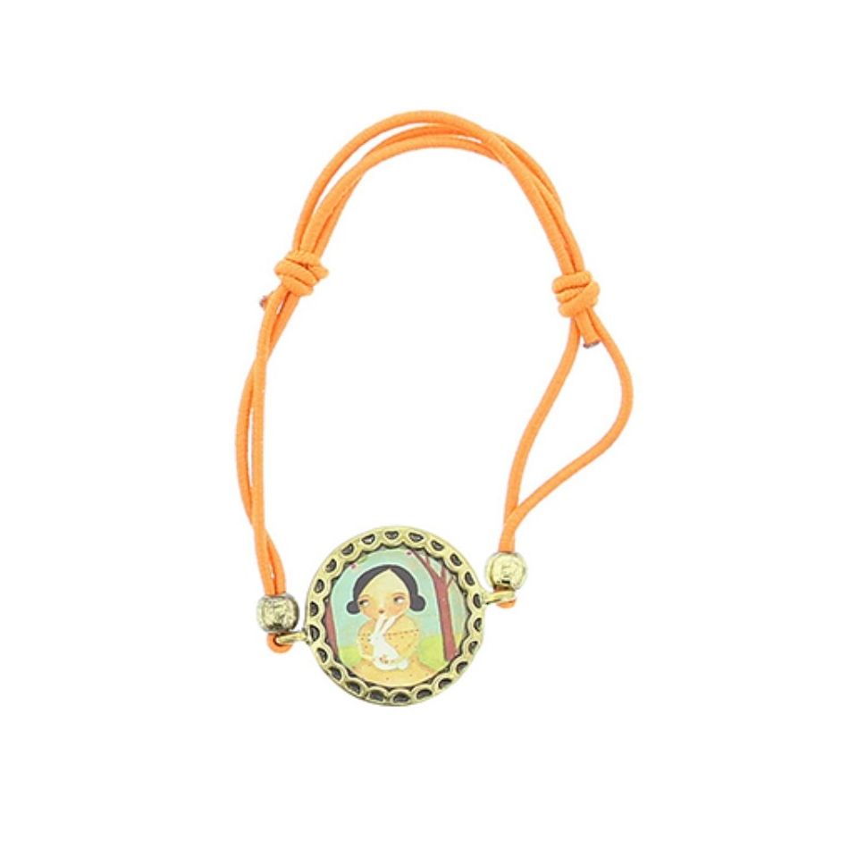 PULSERA GOMITA METAL ESMALTE