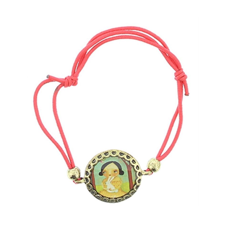 ENAMEL METAL ELASTIC BRACELET