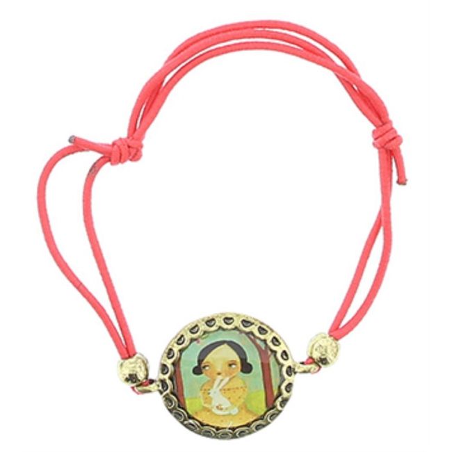 PULSERA GOMITA METAL ESMALTE