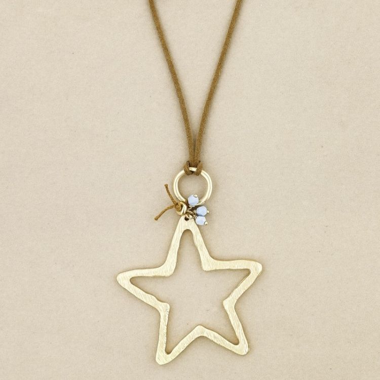 COLLAR LARGO COLGANTE ESTRELLA 2