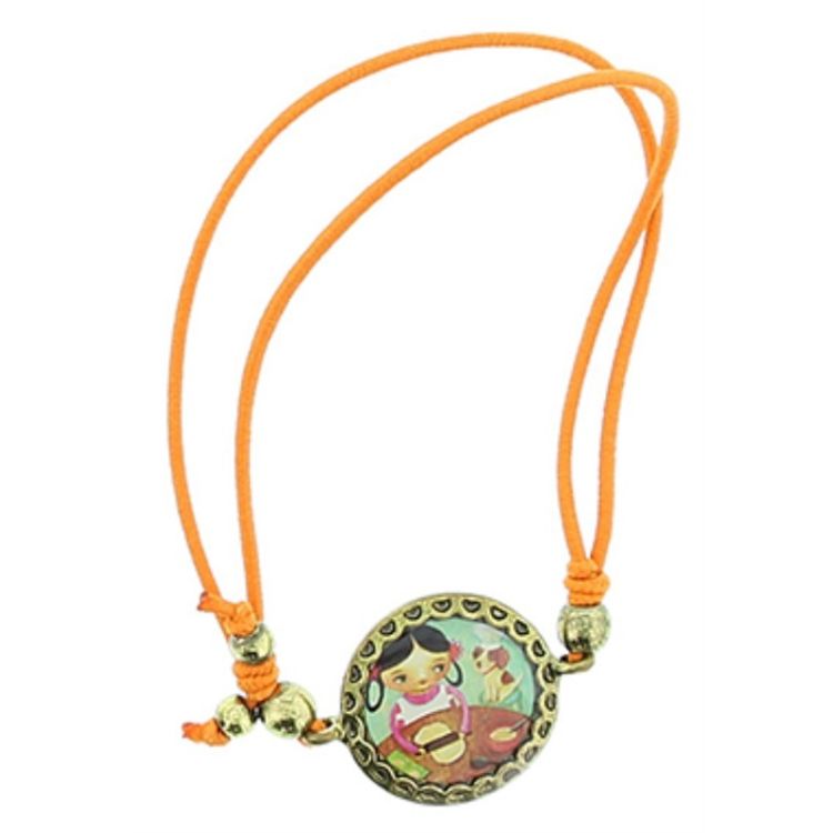 PULSERA GOMITA METAL ESMALTE 2