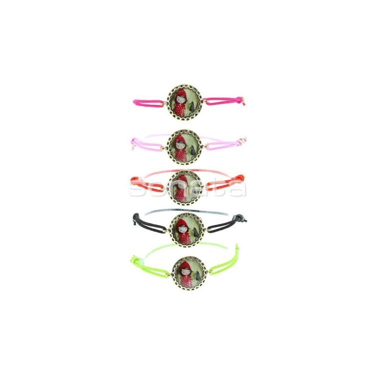 ENAMEL METAL ELASTIC BRACELET