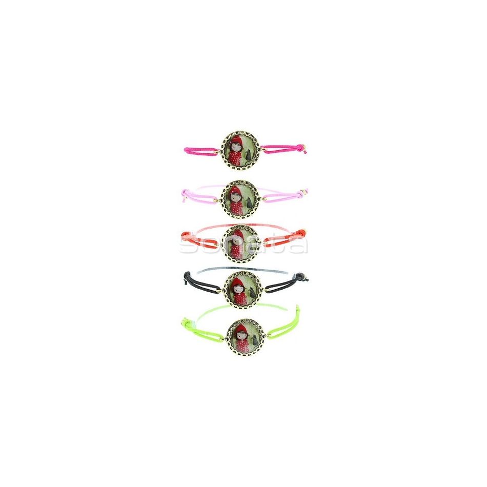 ENAMEL METAL ELASTIC BRACELET