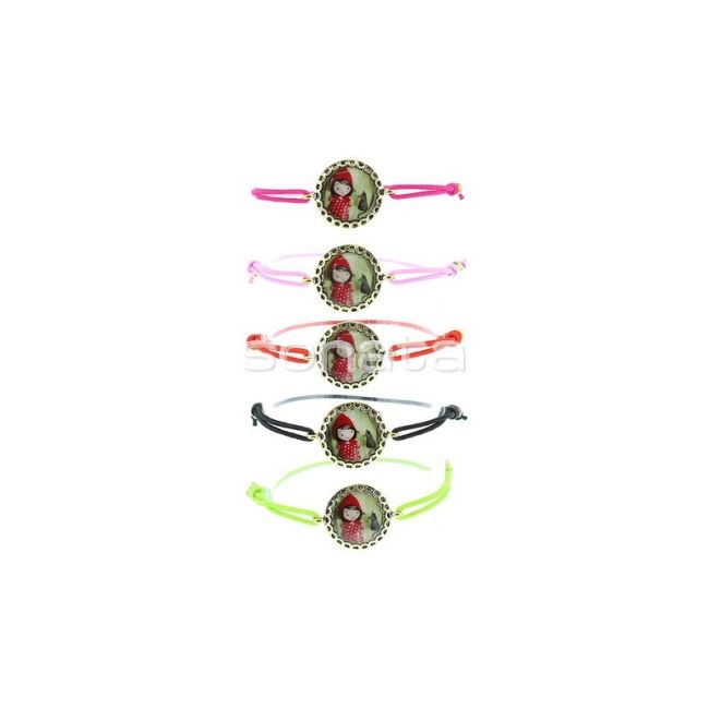 ENAMEL METAL ELASTIC BRACELET