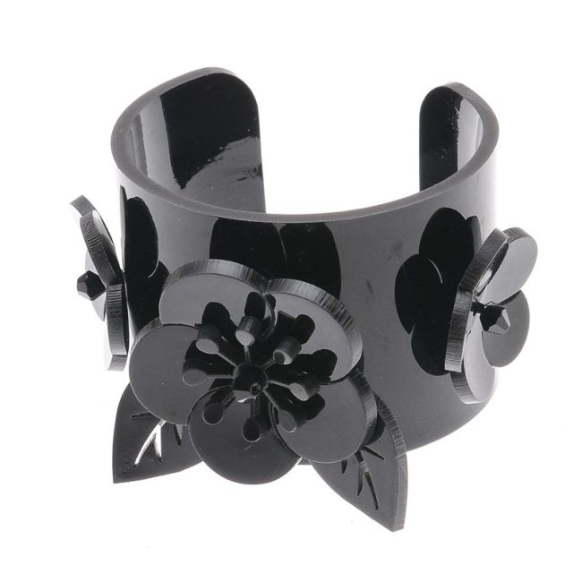 PULSERA RESINA FLORES