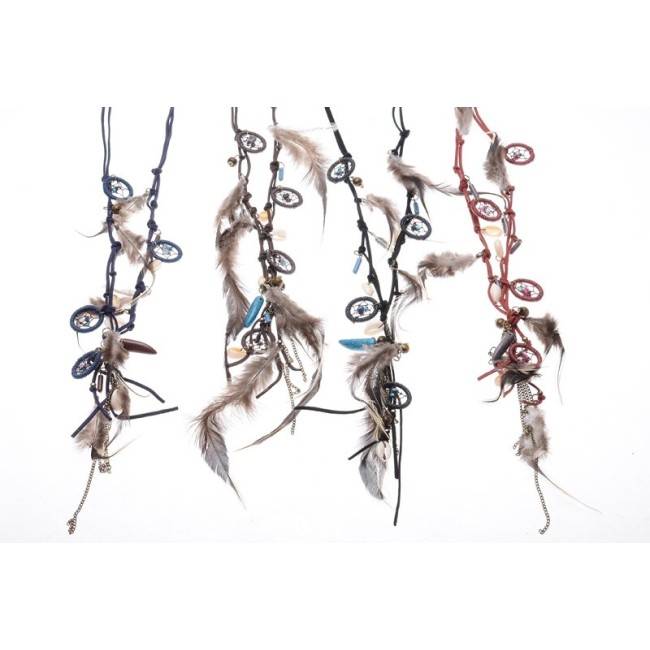 LONG PENDANT NECKLACE DREAM CATCHER