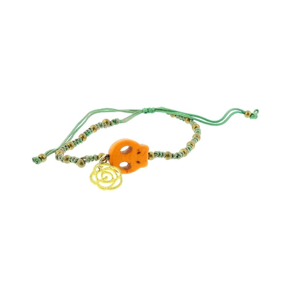 STONE BEADS KNOTTED BRACELET