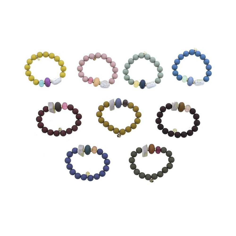 RESIN BEADS BRACELET