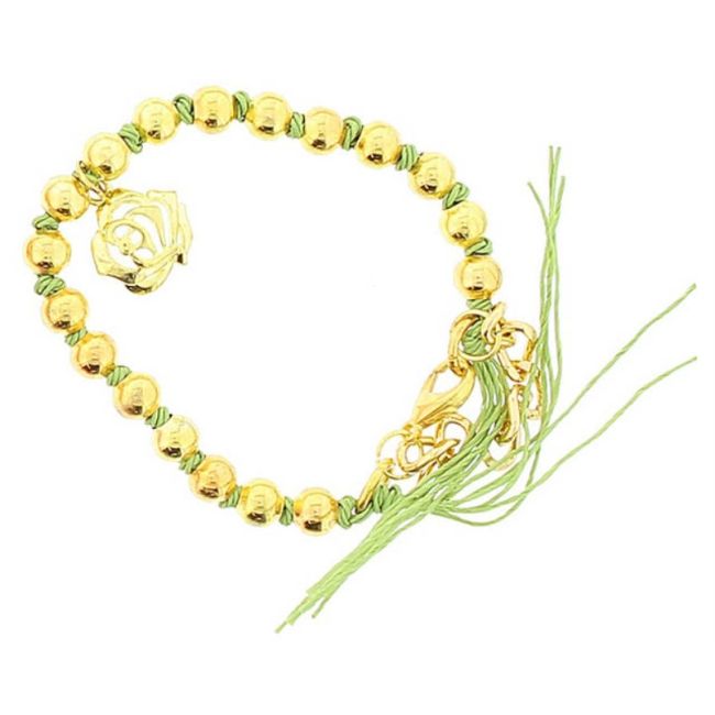 KNOTTED BEAD BRACELET