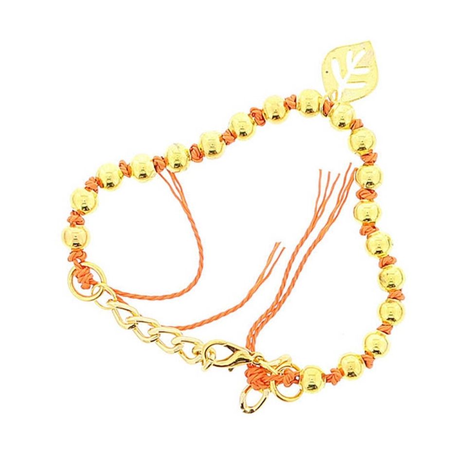 KNOTTED BEAD BRACELET