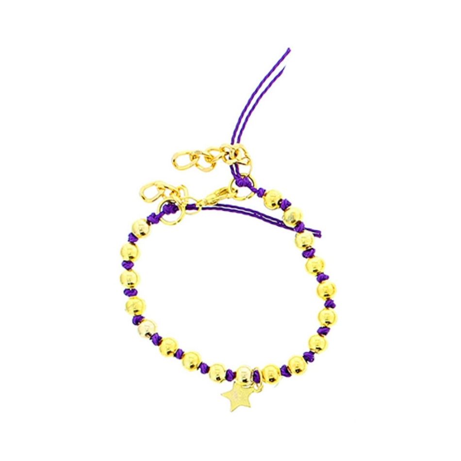 KNOTTED BEAD BRACELET