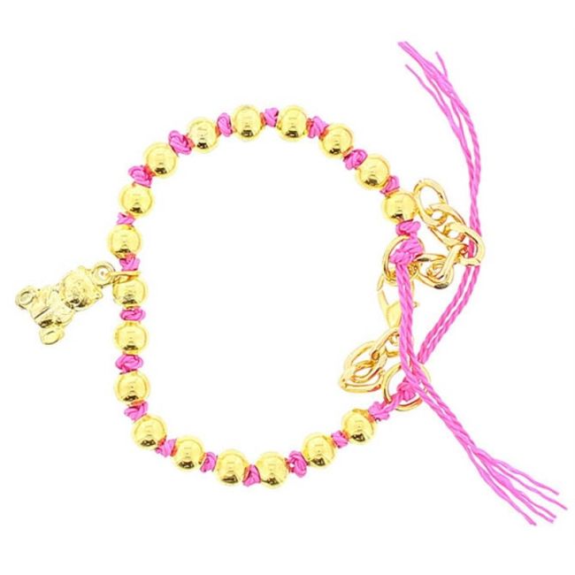 KNOTTED BEAD BRACELET