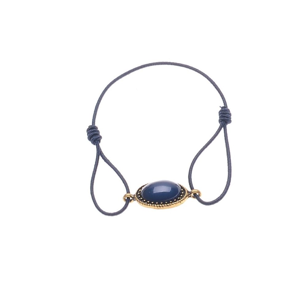 ELASTIC BRACELET METAL RESIN BEADS
