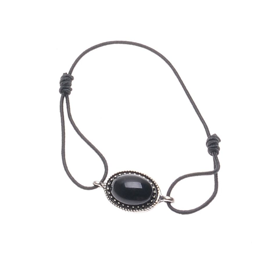 ELASTIC BRACELET METAL RESIN BEADS