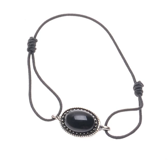 ELASTIC BRACELET METAL RESIN BEADS