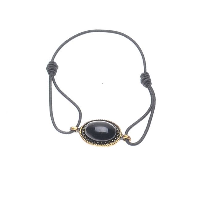 ELASTIC BRACELET METAL RESIN BEADS