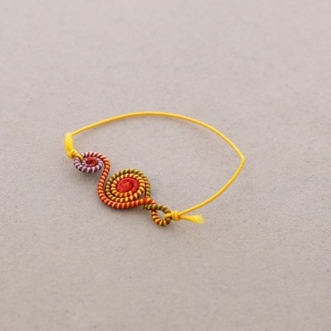 COLORED ELASTIC ETHNIC BRACELET