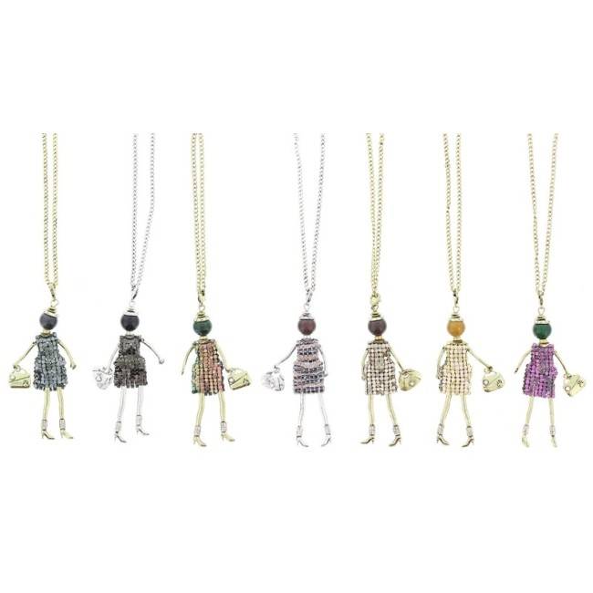LONG PENDANT NECKLACE DOLL