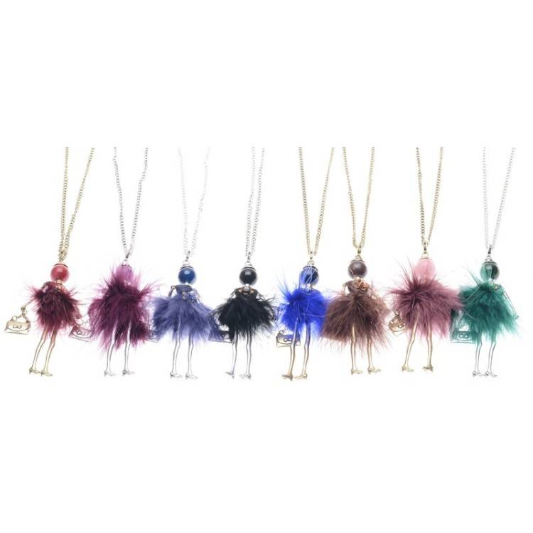 LONG PENDANT NECKLACE DOLL 2