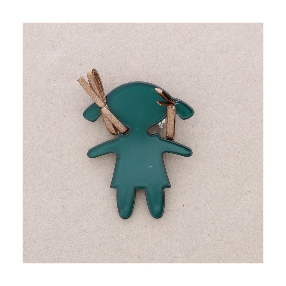 BROCHE MUÑECA RESINA