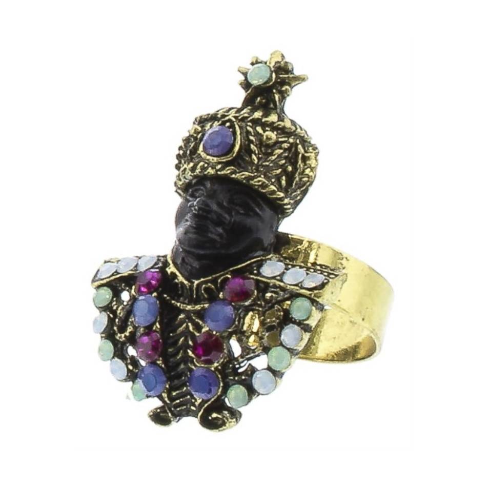ANILLO CABECITA CRISTALES