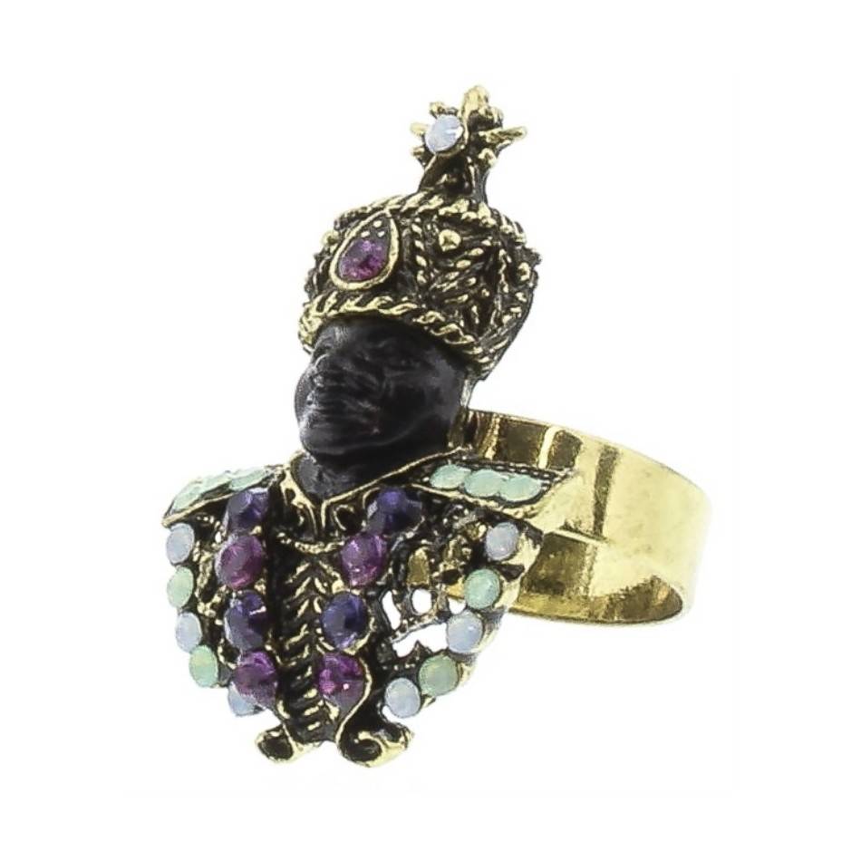 ANILLO CABECITA CRISTALES
